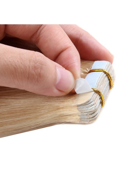 Extension adhésive blond haut de gamme