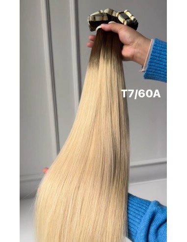 Extension adhésive blond  haut de gamme