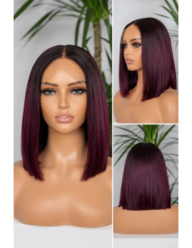 Perruque  Bob Lace  5×5 💯 naturel