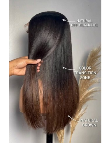 Perruque lace wig sans colle