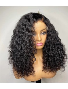 Perruque bouclée 5×5 lace high curly