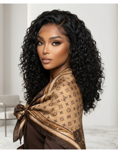 Perruque bouclée 5×5 lace high curly 2