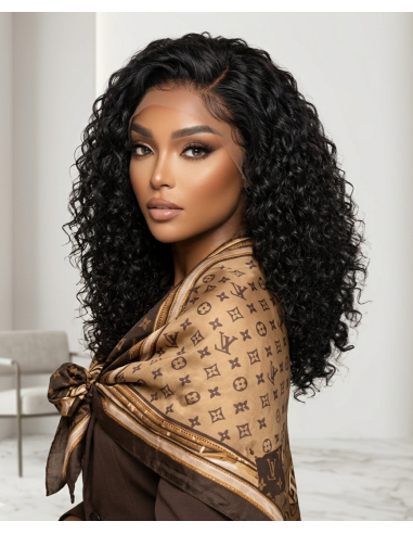 Perruque bouclée 5×5 lace high curly