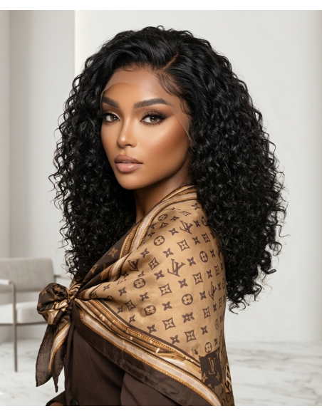Perruque bouclée 5×5 lace high curly